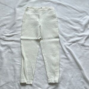 Sandro white crop pants size 36fr (size 4)
